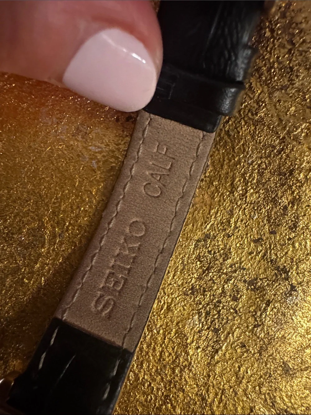Seiko elegant rectangular